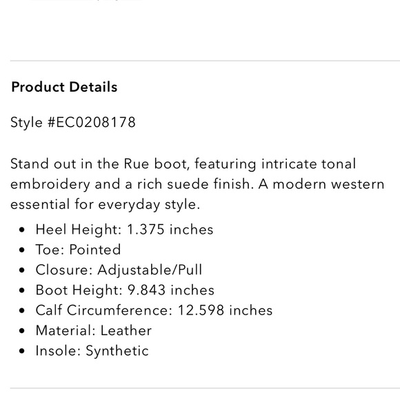 Sam Edelman Rue Western Boot - Picture 9 of 9